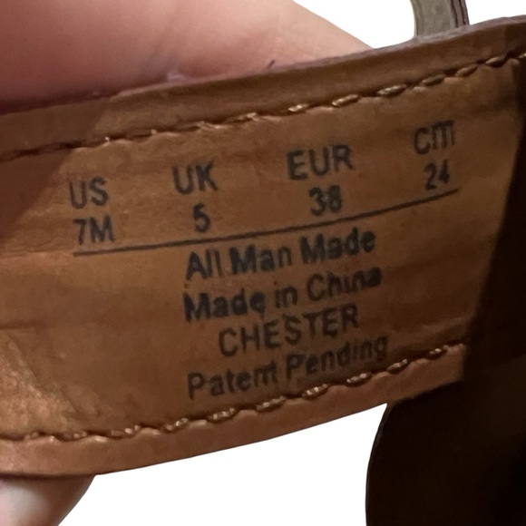 Naturalizer Women’s 7 Red Chester Vegan Platform Y2k Retro 90’s Wedge Sandal - Picture 8 of 9